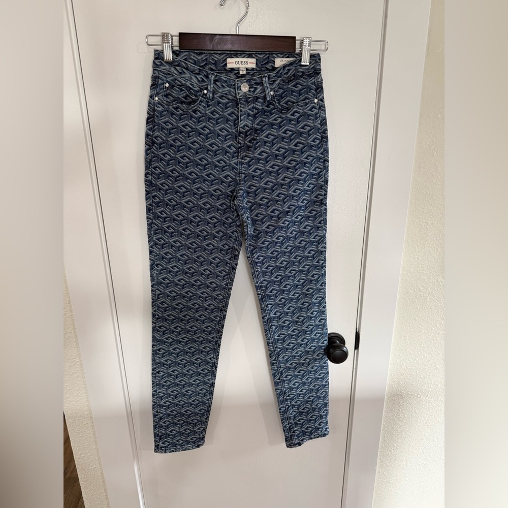 Guess 1981 Skinny High Waist Blue Jeans 27